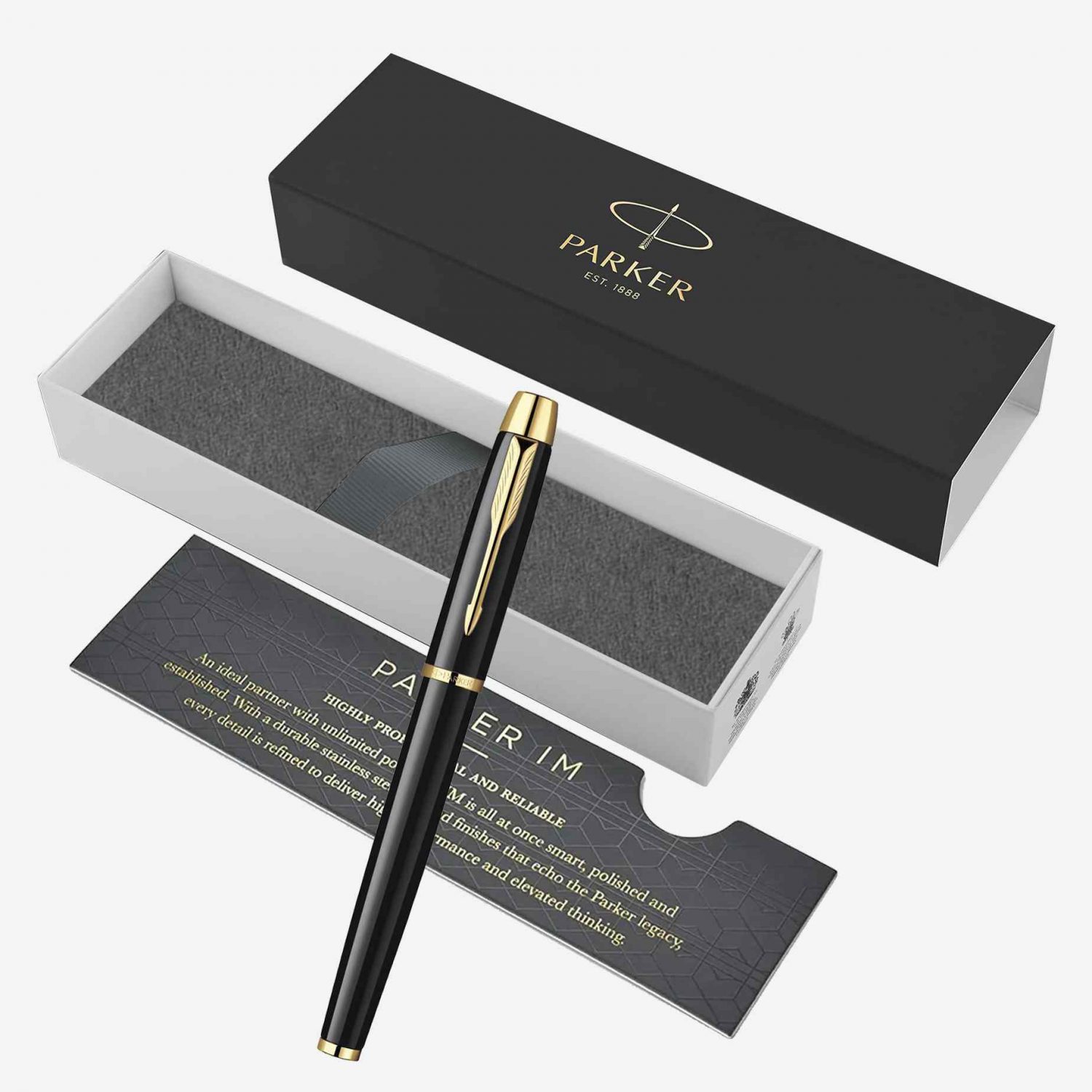 Bút dạ bi Parker IM Black Lacquer GT RP S0856360_IE