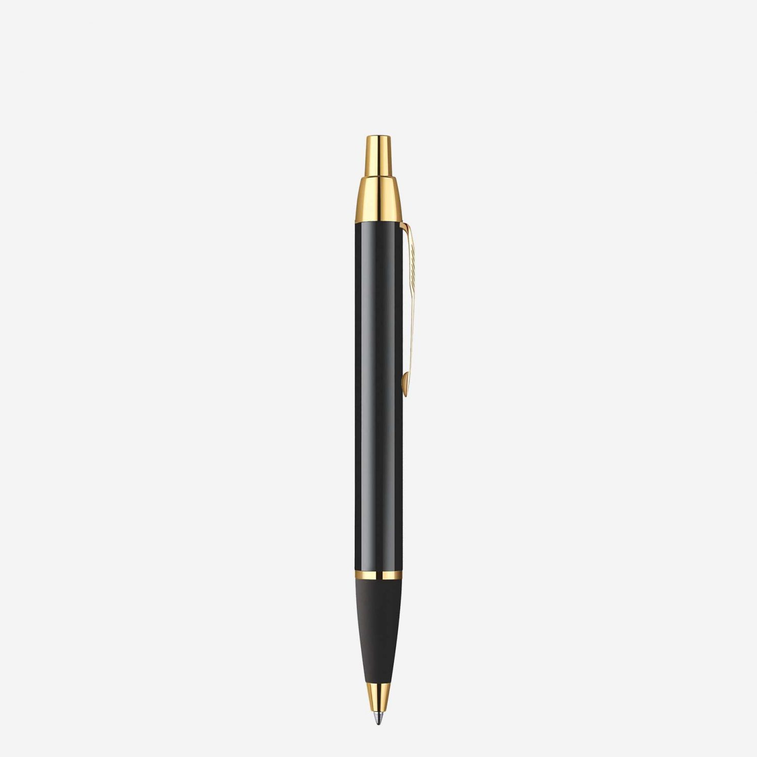 Bút bi bấm Parker IM Black Lacquer GT Ballpoint Pen S0856440