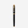 Bút Parker IM Black Gold Trim Rollerball Pen 1931659