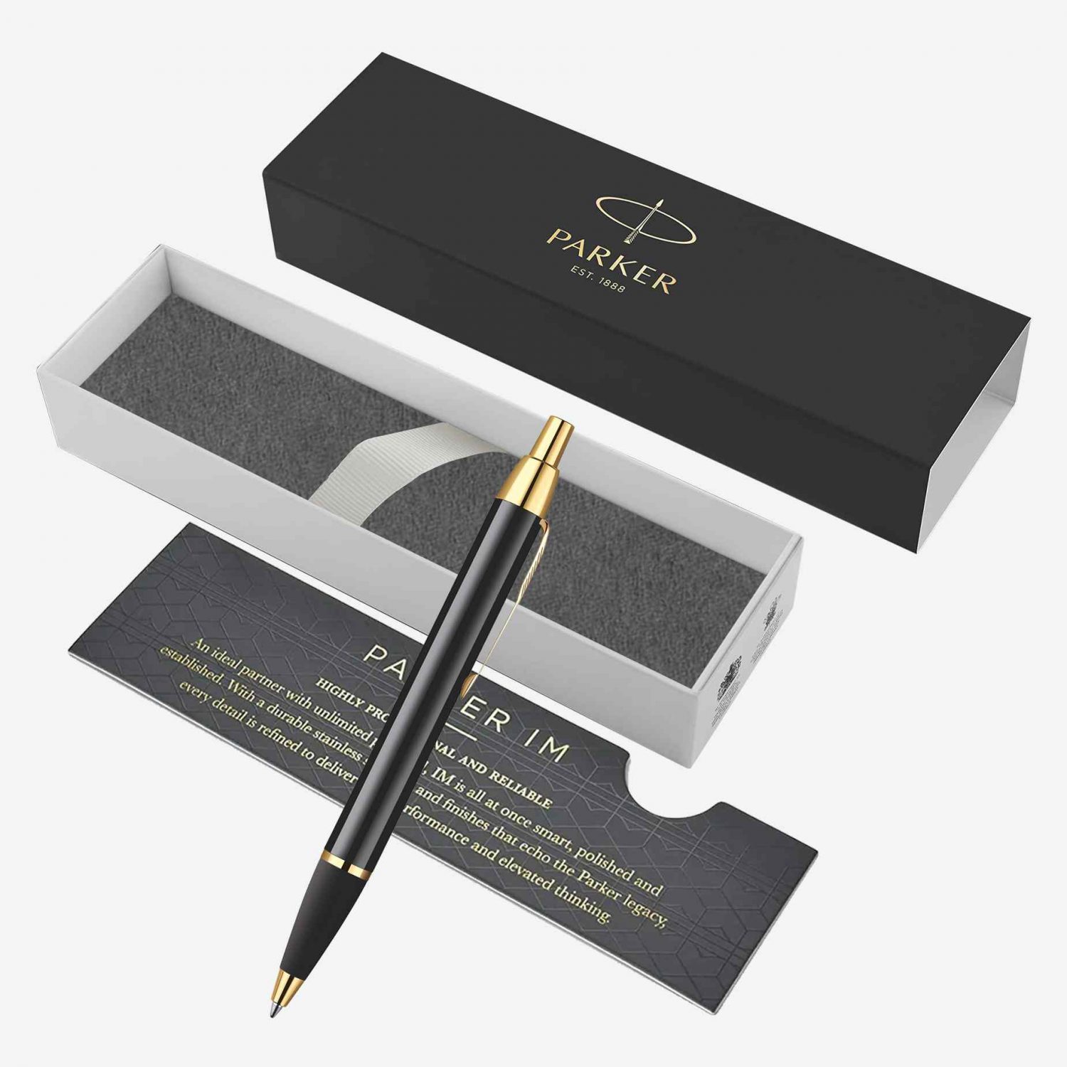 Parker IM Black Lacquer GT Ballpoint Pen S0856440_IE-PK202