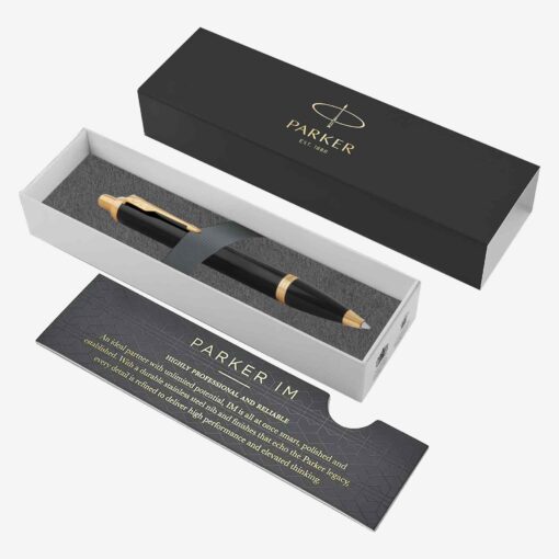 Parker IM Core Black GT Ballpoint Pen 1931666