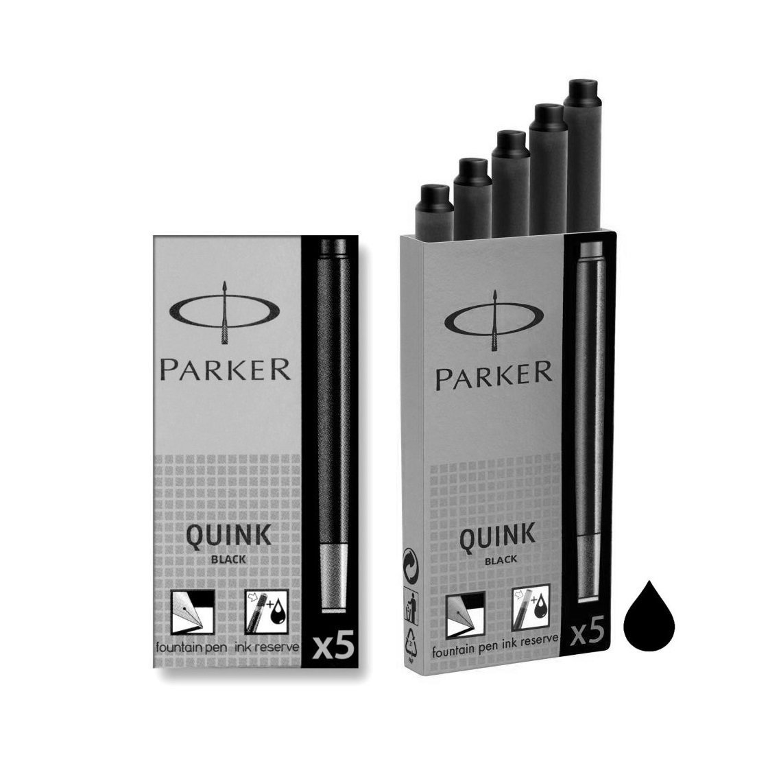 Đại lý bán ống mực bút máy Parker đen chính hãng giá rẻ nhất