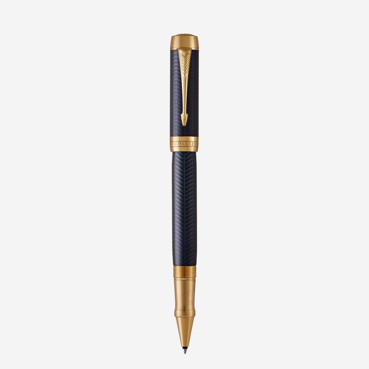 Bút dạ bi Parker Duofold Prestige Blue Chevron GT Rollerball Pen 1931374