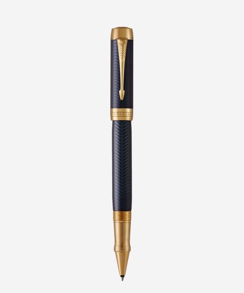 Bút dạ bi Parker Duofold Prestige Blue Chevron GT Rollerball Pen 1931374
