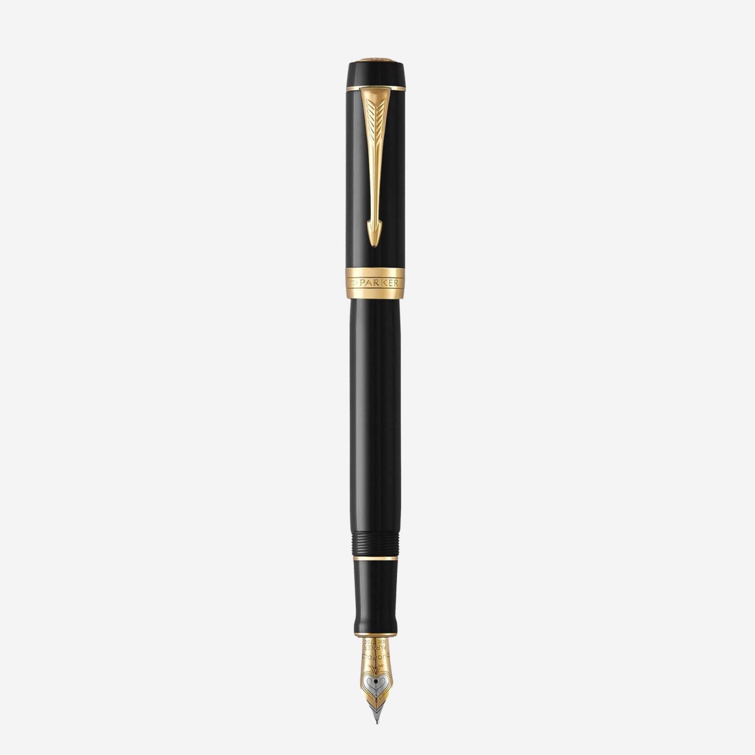 Bút máy Parker Duofold Classic Black GT International Fountain Pen 1931383