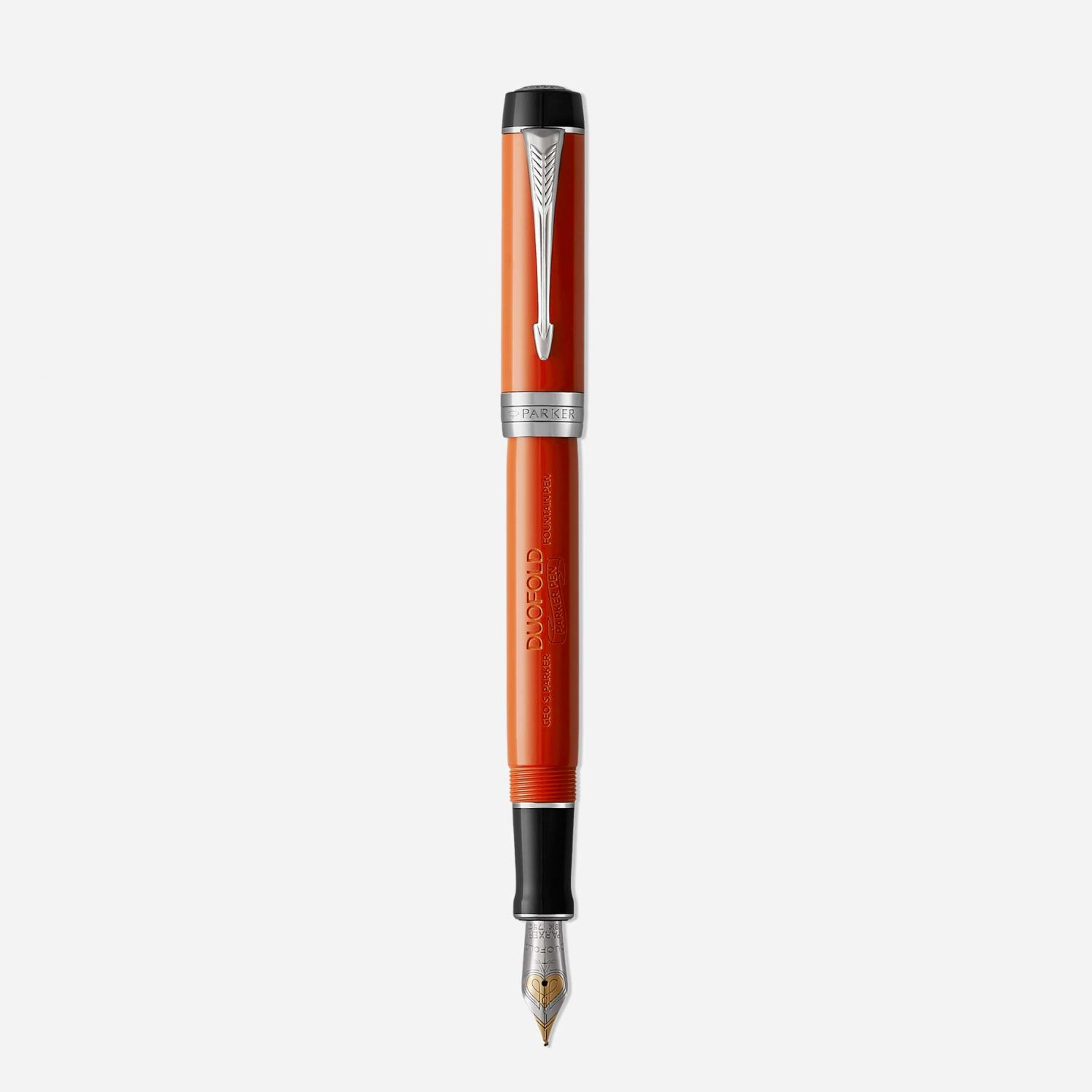 Bút máy Parker màu cam bản Parker Duofold FP 1931375