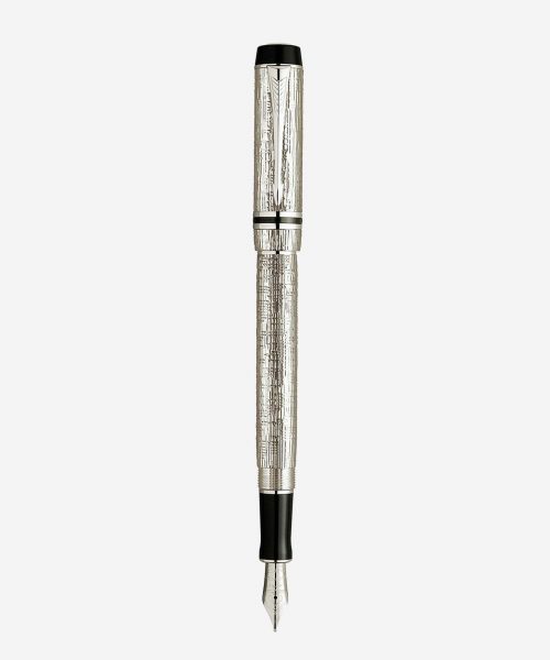 Bút Parker Duofold Presidential Esparto Sterling Silver Fountain Pen S0691340