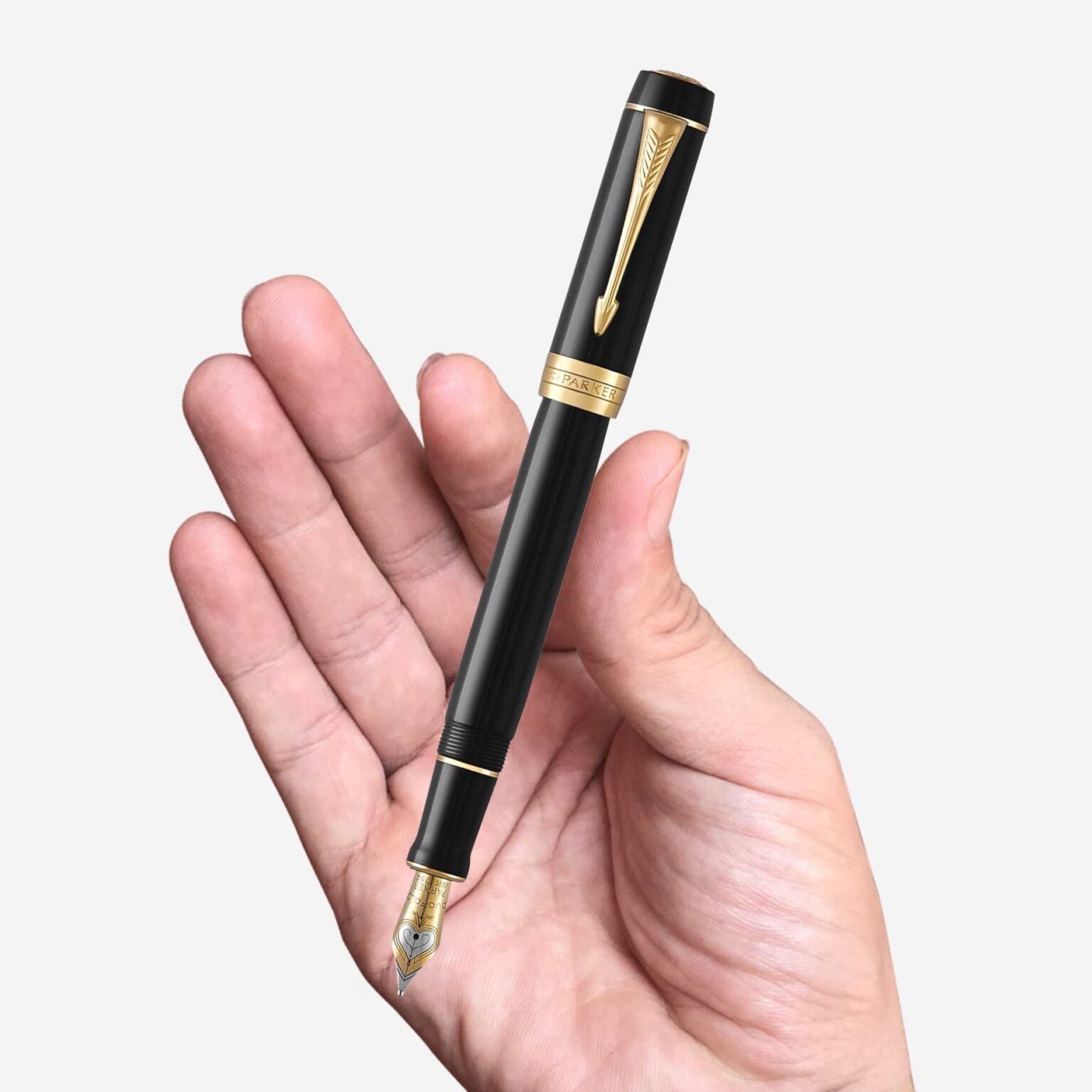 Đánh giá bút máy Parker Duofold Classic Black GT International FP 1931383