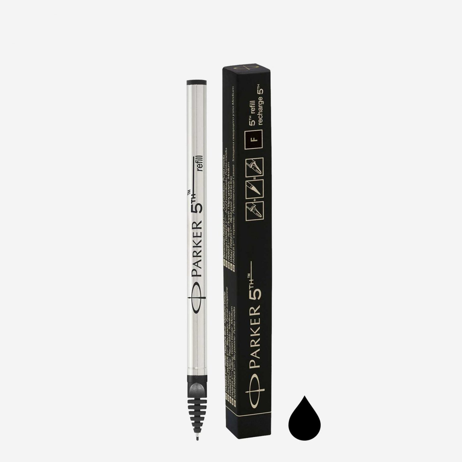 Parker Ingenuity 5th Technology Black Fine Point Refill New In Pack 1950273
