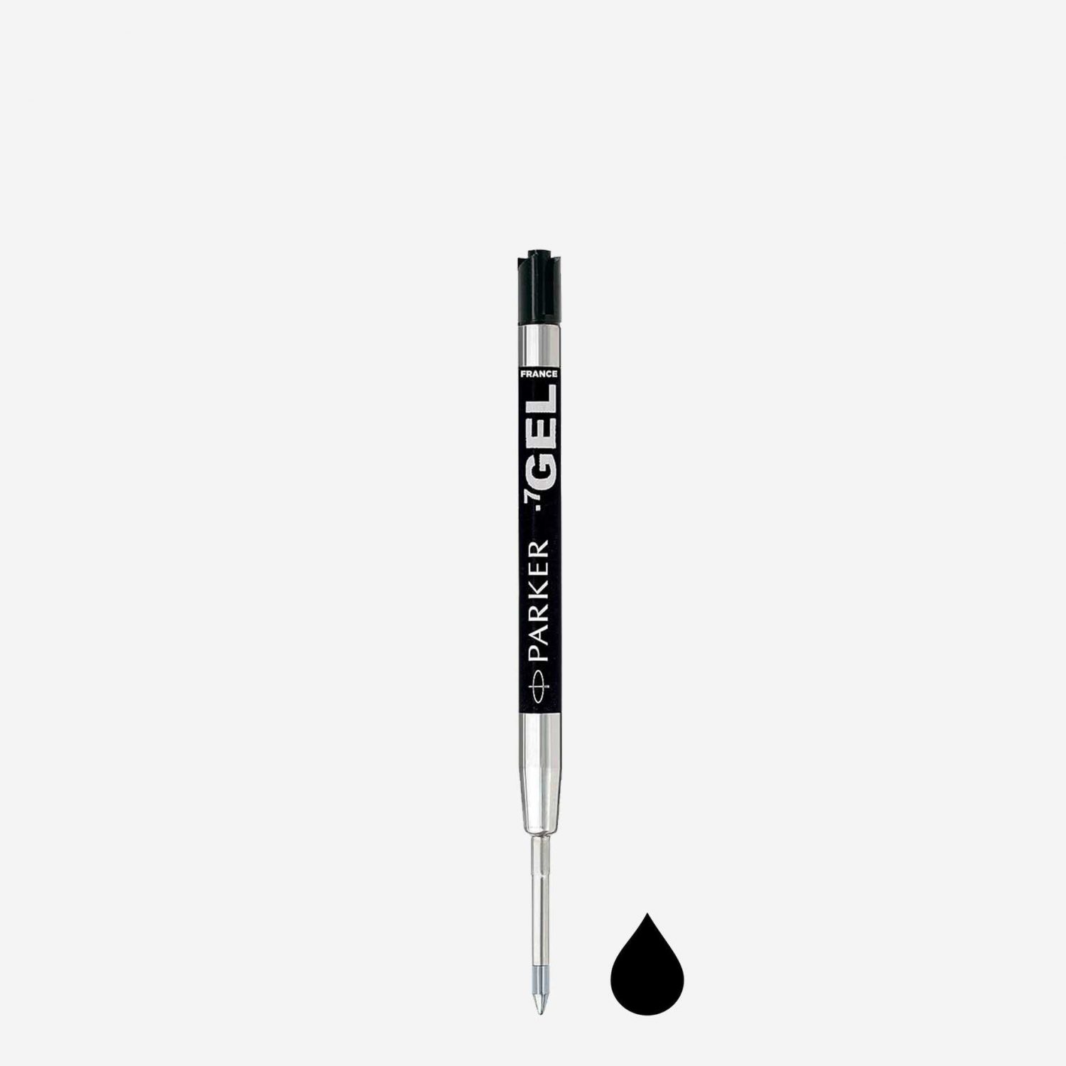 Parker Quink Gel Ink Refill Medium Black (Pack 2) 1950362