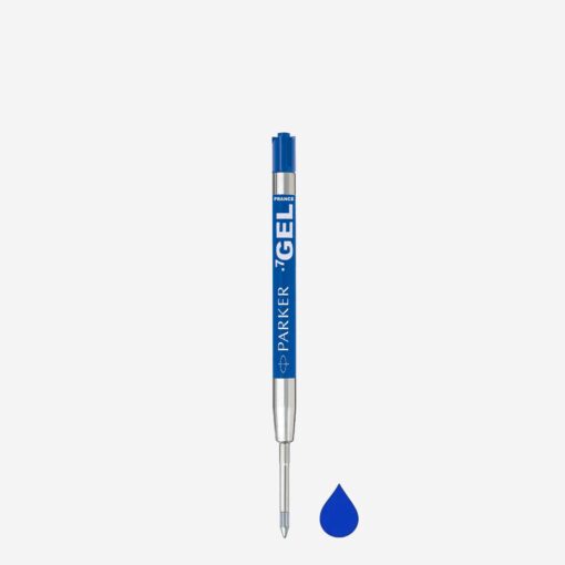 Parker Quink Gel Ink Refill Medium Blue (Pack 2) 1950364