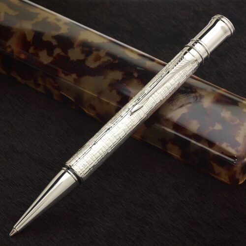 Báo giá viết bi Parker Duofold International Sterling Silver Esparto tại PARKER Việt Nam