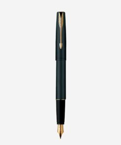 Parker Frontier Matte Black Gold Trim Fountain Pen PS1002033
