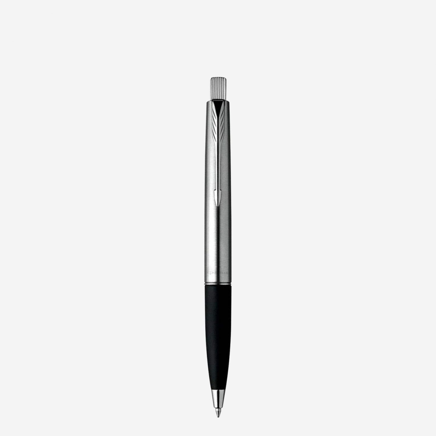 Bút bi bấm Parker Frontier Stainless Steel CT Ballpoint Pen PS1002021