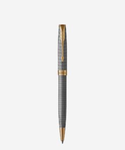 Bút bi Parker Sonnet Chiselled Silver GT Ballpoint Pen 1931492