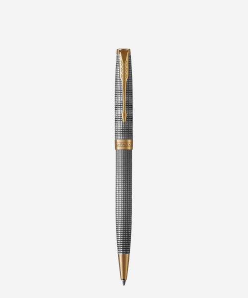 Bút bi Parker Sonnet Chiselled Silver GT Ballpoint Pen 1931492