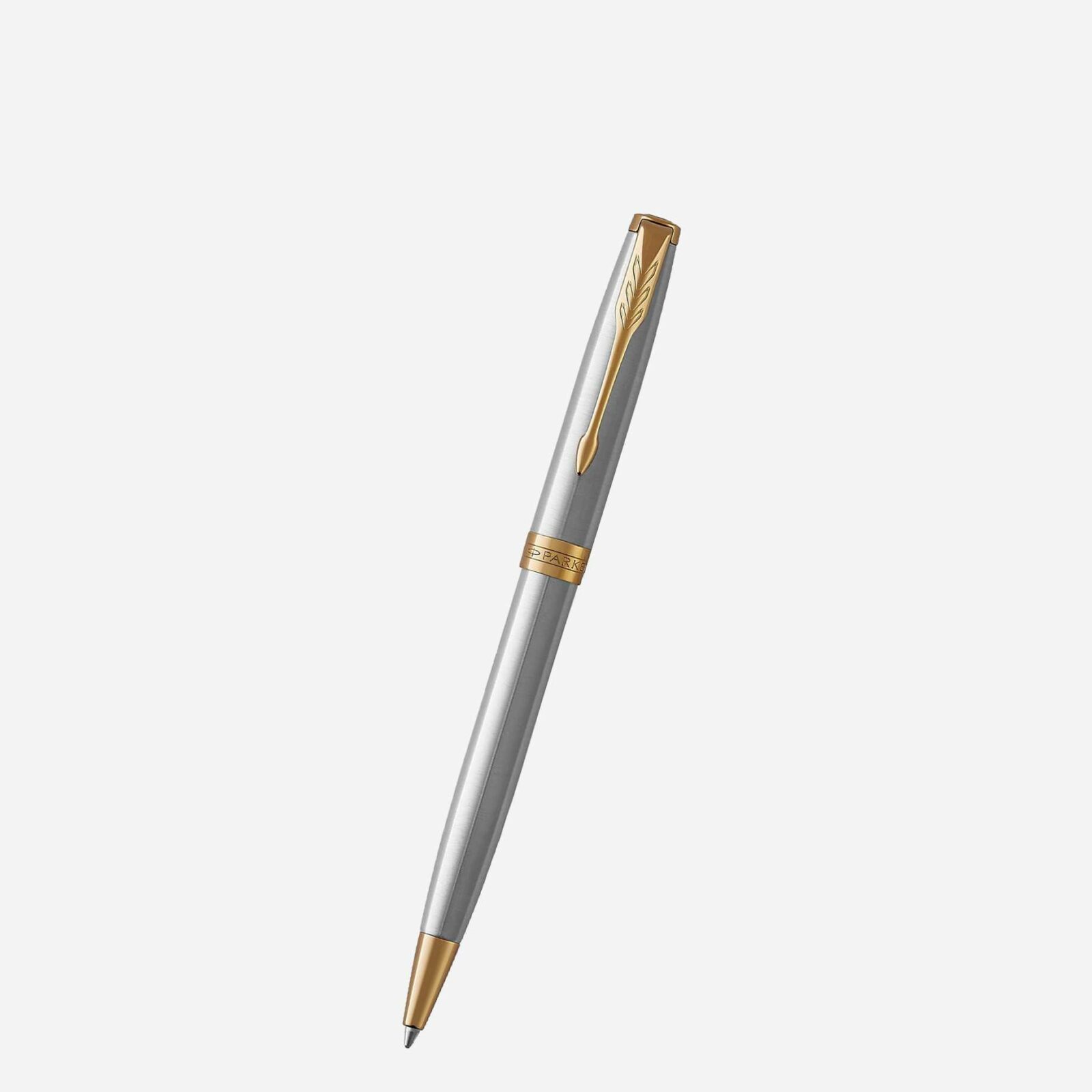 Bút bi vỏ thép Parker Sonnet Stainless Steel GT BP 1931507
