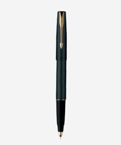 Bút dạ bi Parker Frontier Matte Black Gold Trim Rollerball Pen PS1002032