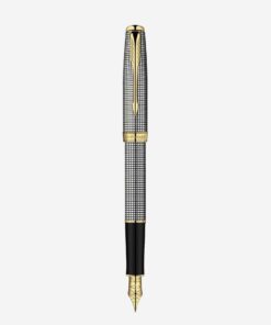 Bút máy Parker Sonnet Cisele Sterling Silver GT Fountain Pen S0808140