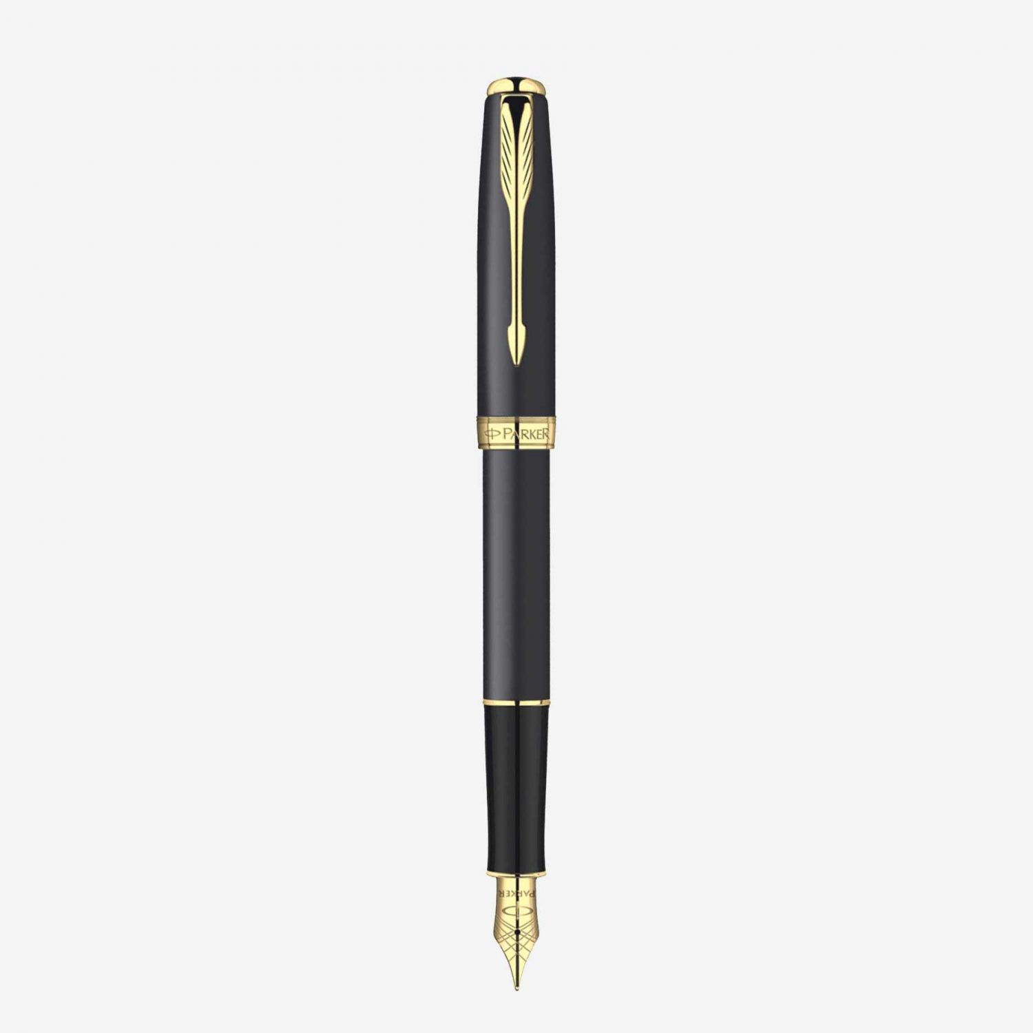 Bút mực Parker Sonnet Matte Black GT Fountain Pen S0817930