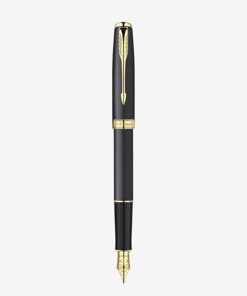 Bút mực Parker Sonnet Matte Black GT Fountain Pen S0817930