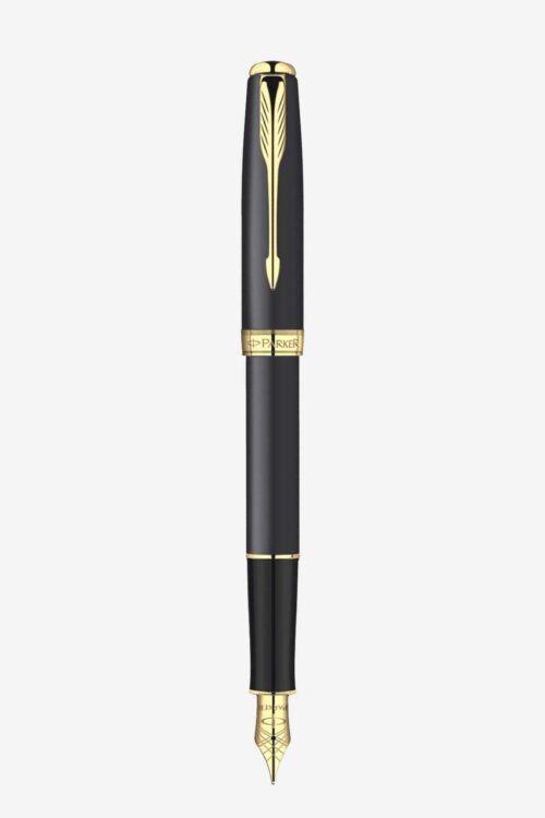 Bút mực Parker Sonnet Matte Black GT Fountain Pen S0817930