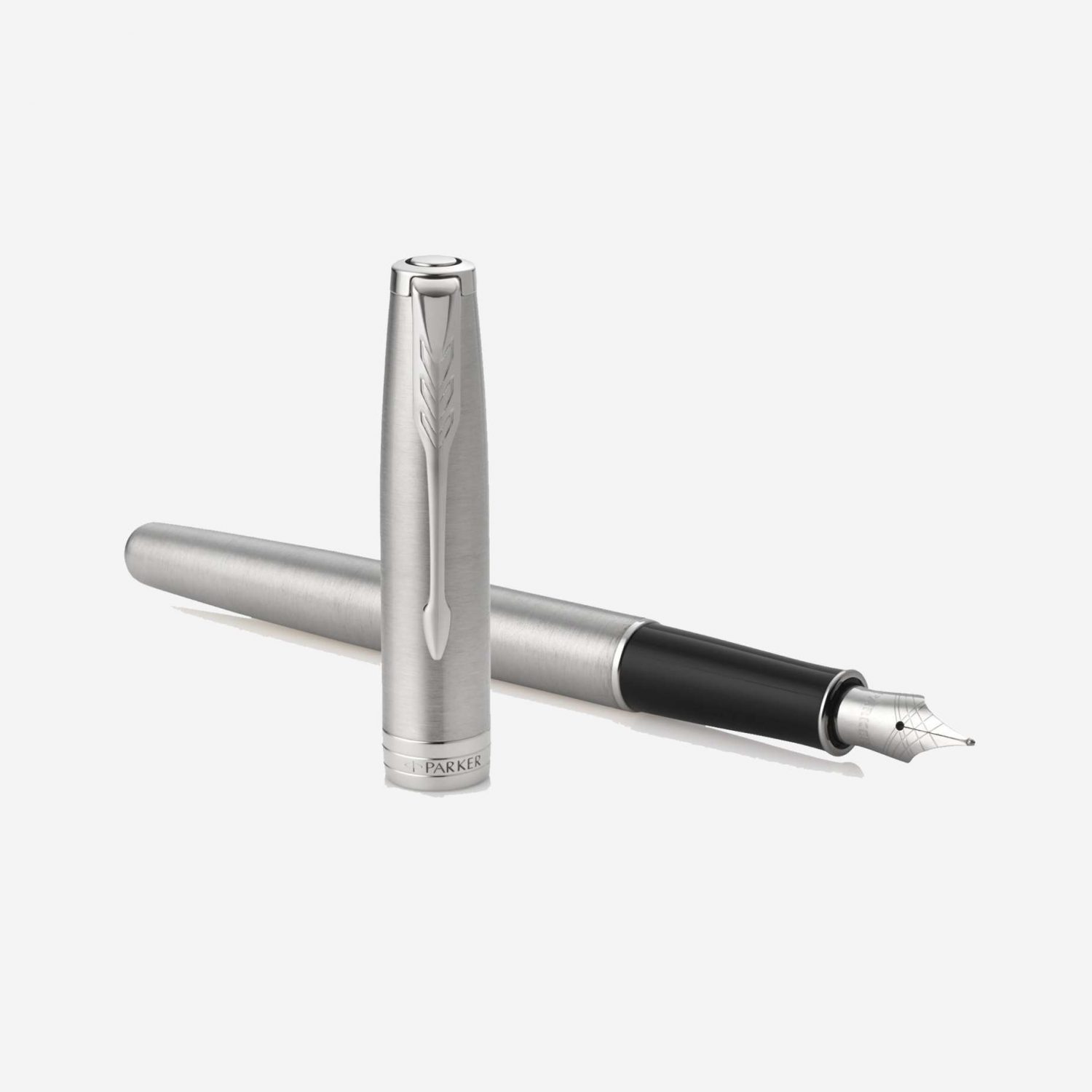 Bút vỏ thép Parker Sonnet Stainless Steel CT FP 1931509