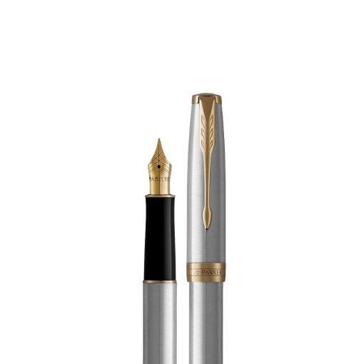 Hình ảnh và giá BÚT MÁY PARKER SONNET Stainless Steel GT FP