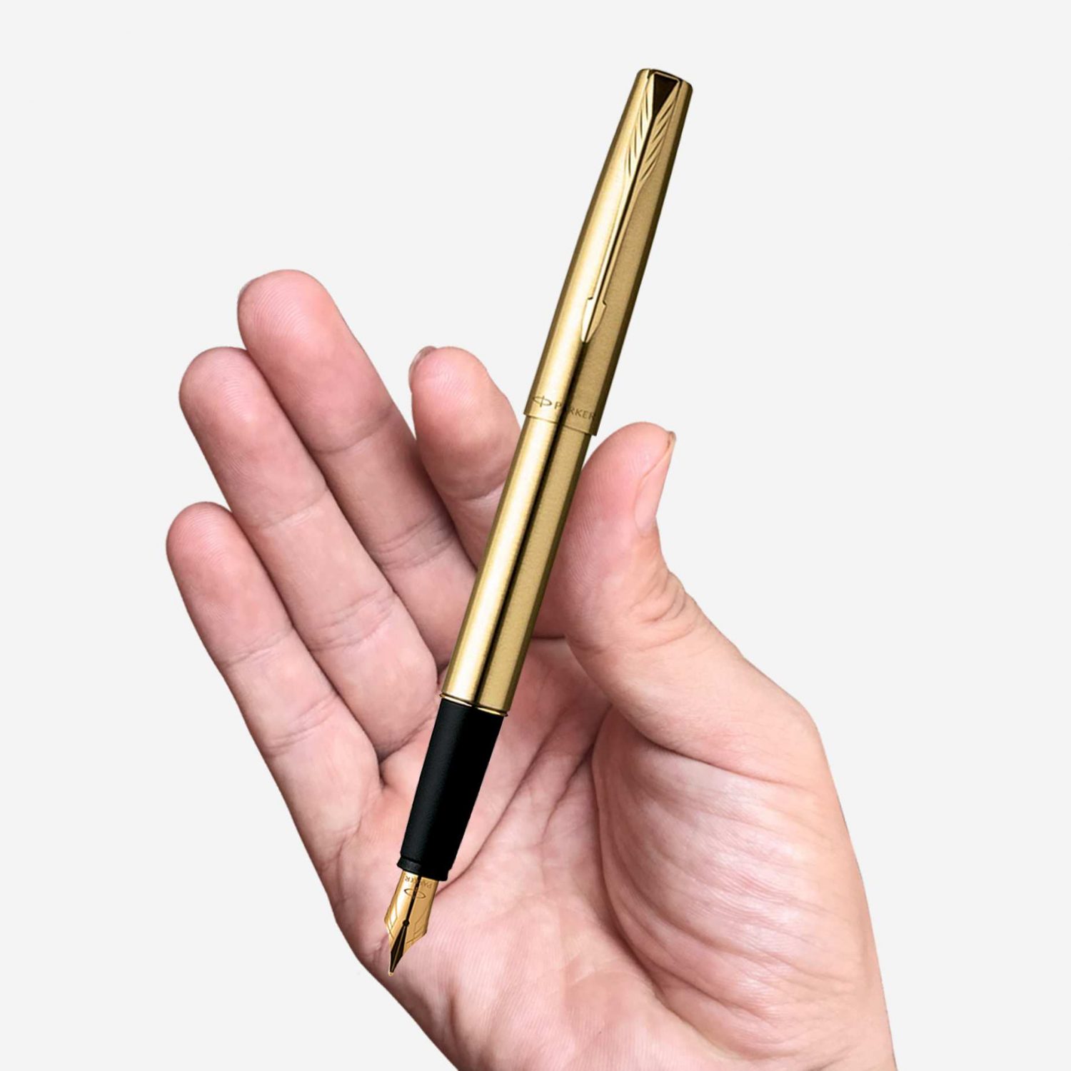 Parker Frontier Gold Stainless Steel GT Fountain Pen PS1002013