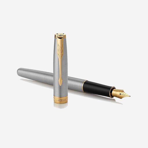Parker Sonnet Stainless Steel GT Fountain Pen 1931504