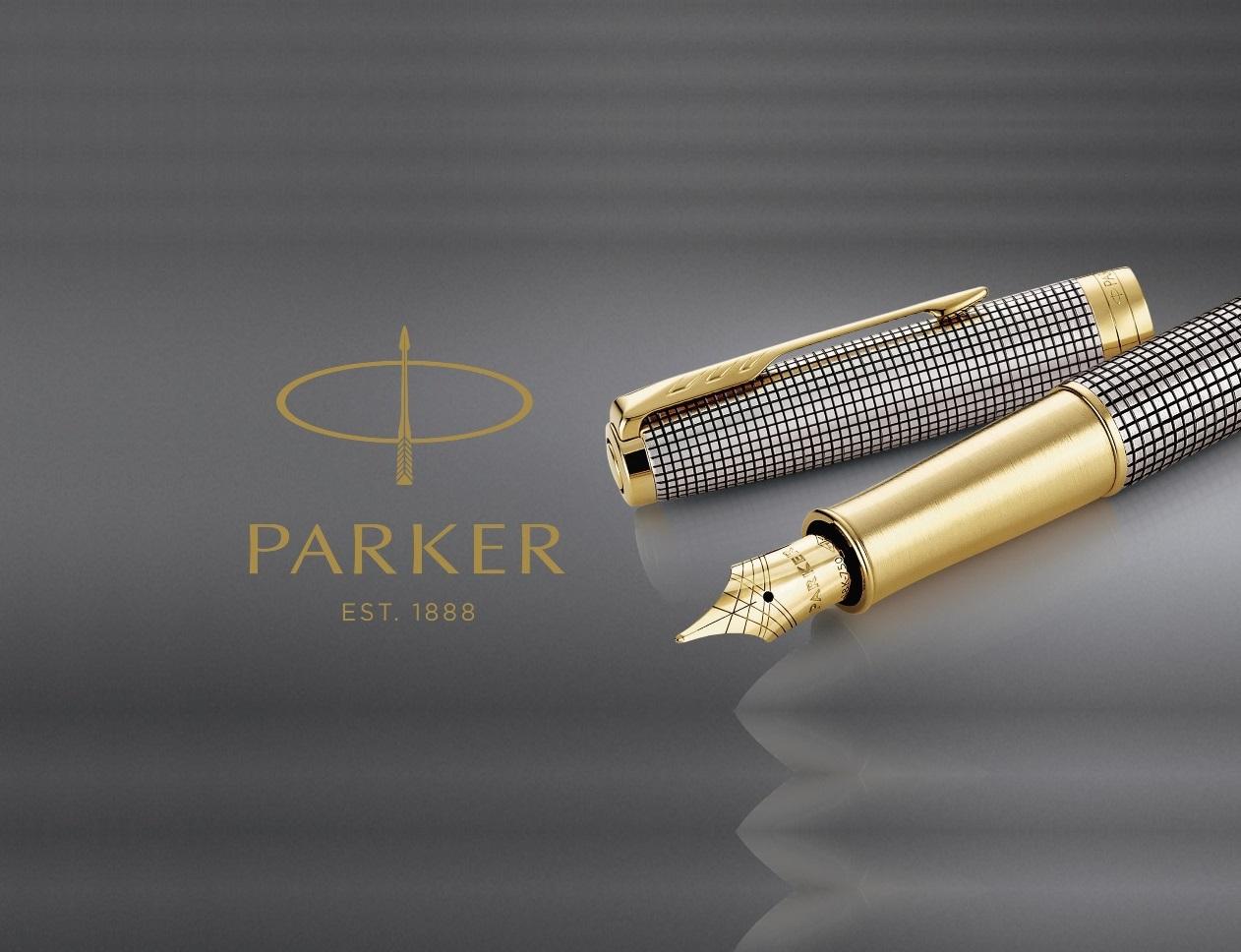Chiêm ngưỡng vẻ đẹp của hình ảnh bút Parker Sonnet Cisele Sterling Silver GT FP.