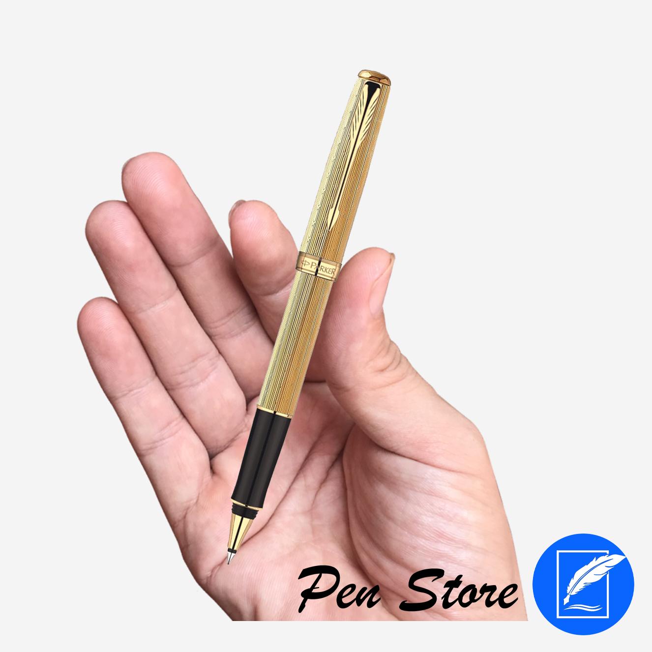 Bút mạ vàng Parker Sonnet Chiselled T532 tại Pen Store Việt Nam.
