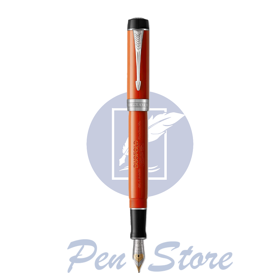 Bút máy Parker màu cam bản Parker Duofold Classic Big Red Vintage CT Fountain Pen 1931375.