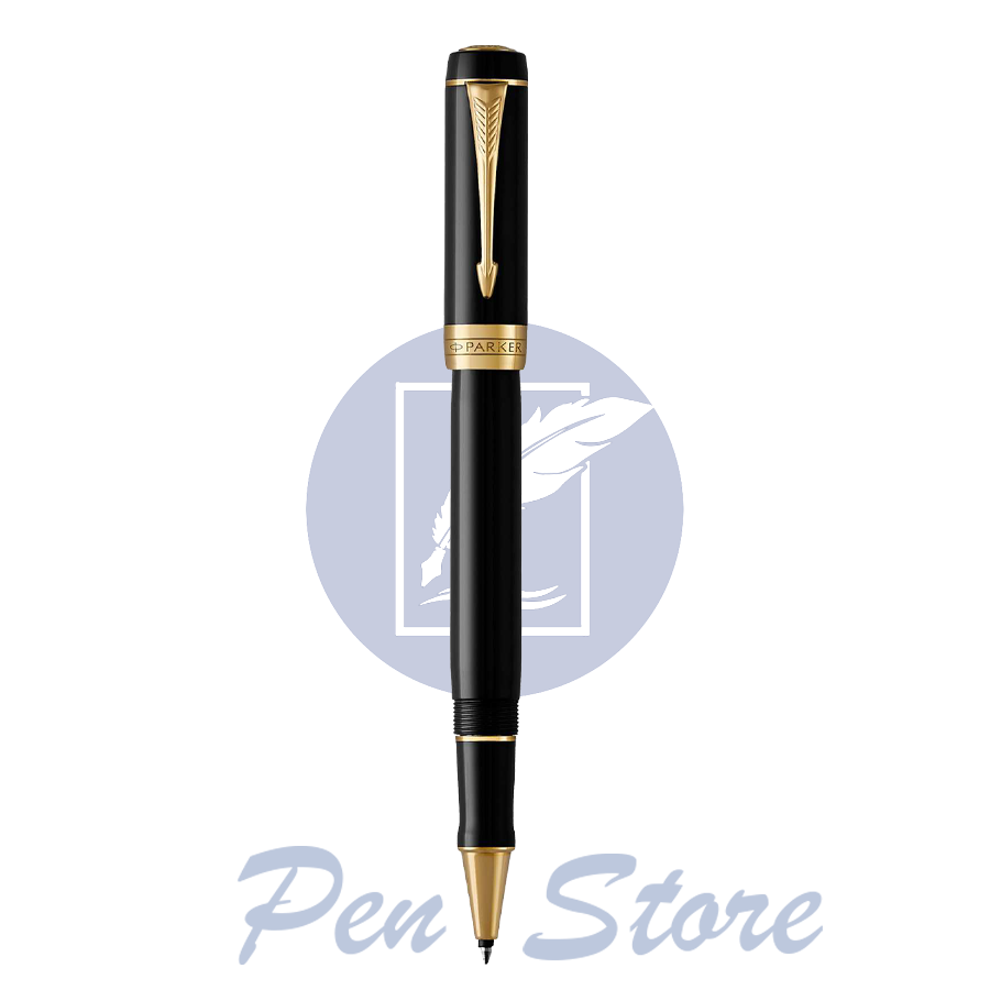 Bút mực nước Parker Duofold Classic Black GT Roller Pen 1931385.