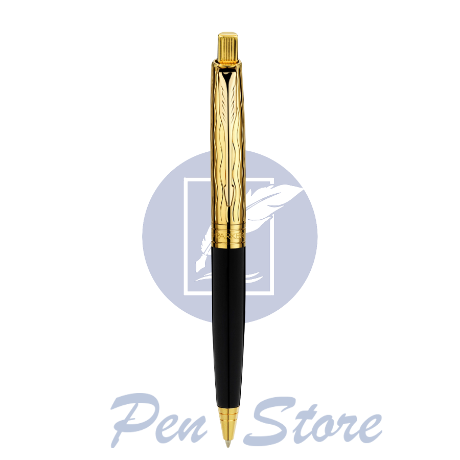 Parker Aster Essential Black and Gold GT Ballpoint Pen 8902298161246.