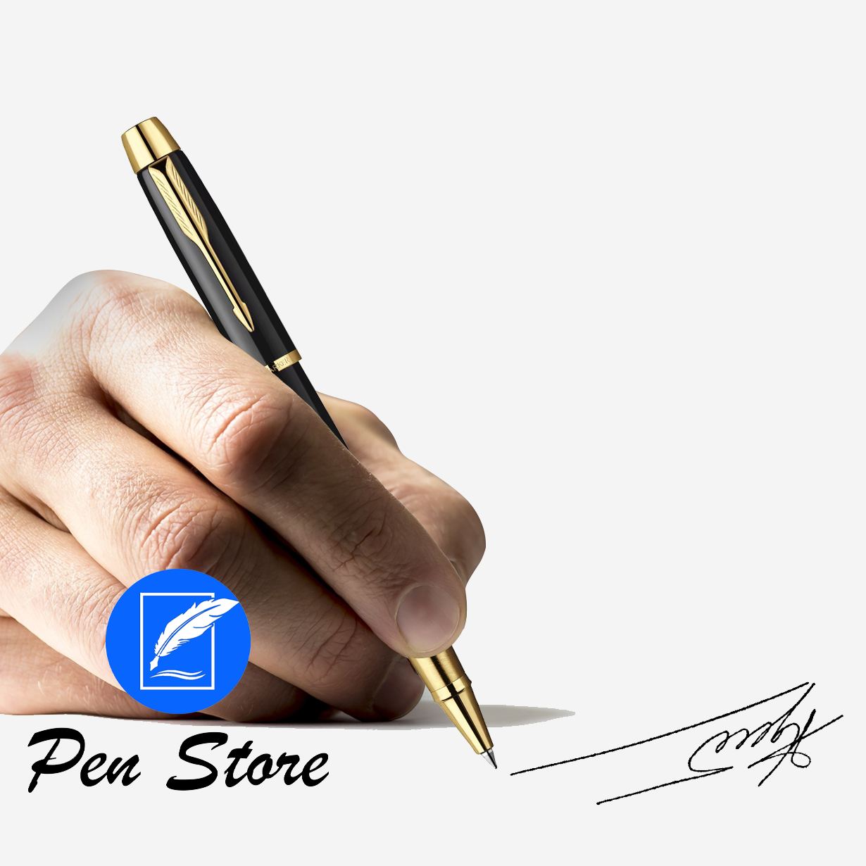 Parker IM Black Lacquer GT RP S0856360 at Pen Store Vietnam.