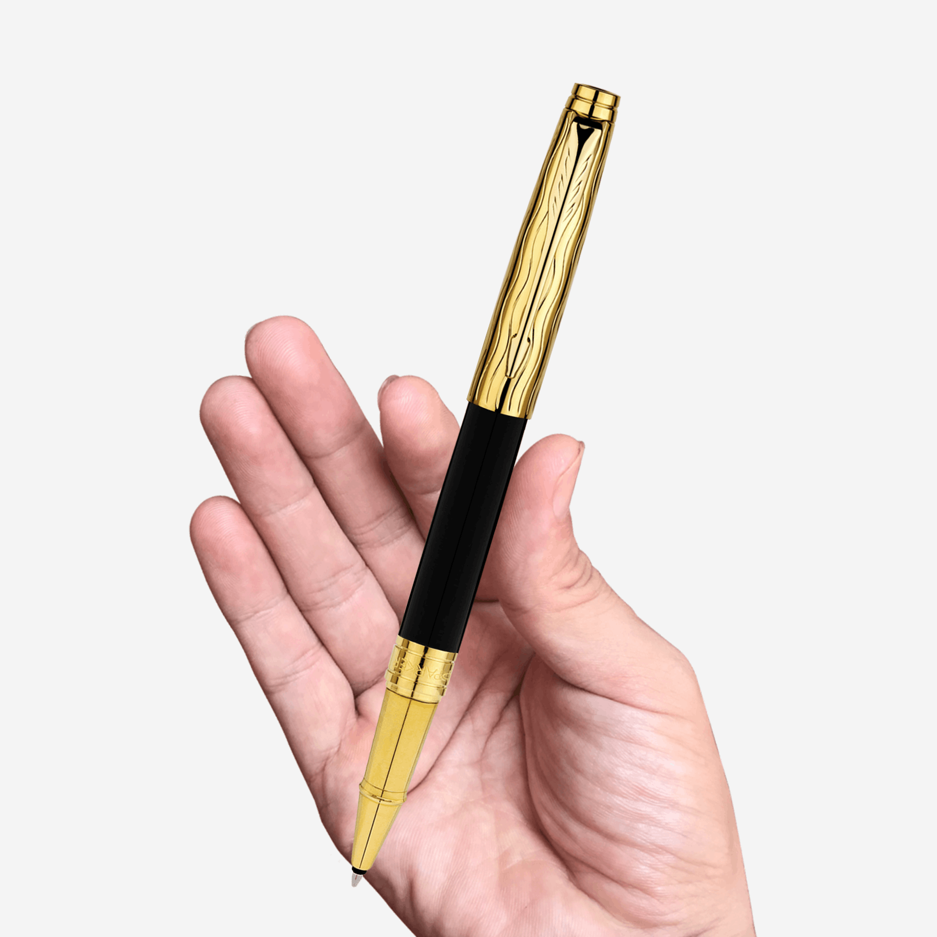 Parker Aster Essential Black and Gold GT Roller Pen 9000037513